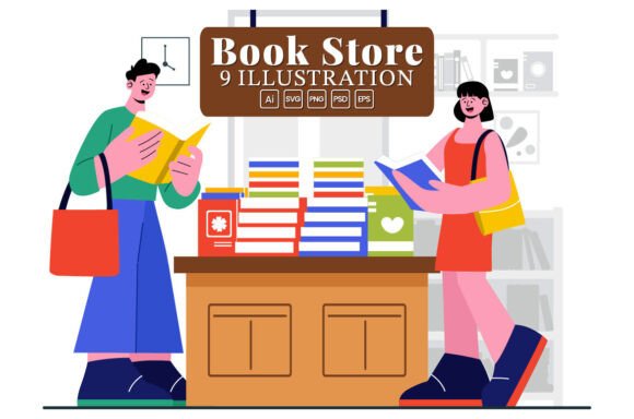 9 Bookstore and Library Illustration: Essential Graphics for Publishers