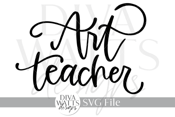 Art Teacher SVG Graphics for Crafts and Design