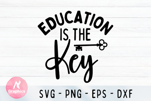 Education is the Key SVG Graphics and T-Shirt Designs Review