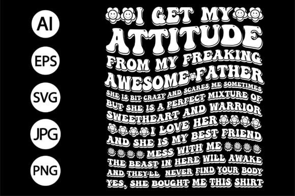Father Typography T-shirt Design Svg for Graphics and T-Shirt Designs