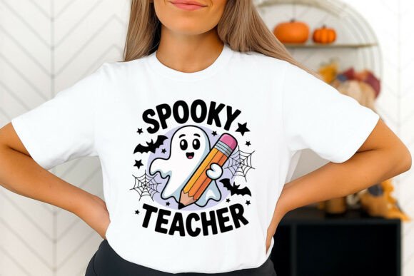 Friendly Ghost Holding a Pencil Review