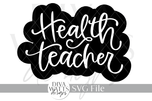 Health Teacher Illustration SVG for Graphics and Crafts