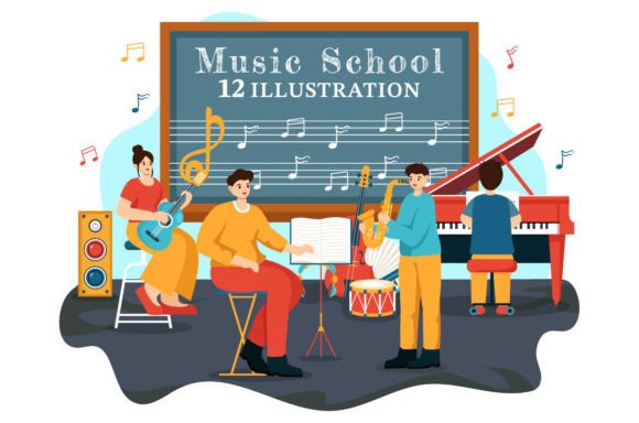 Reviewing 12 Music School Illustration for Graphics