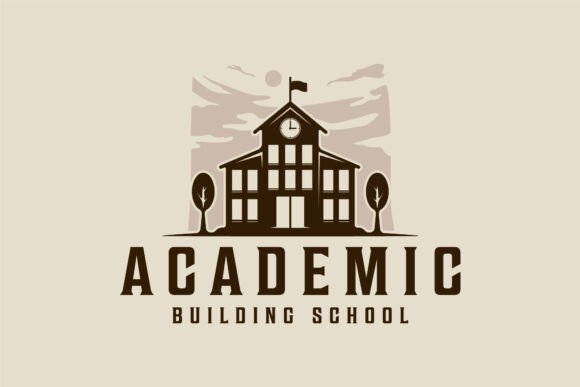 School or University Architecture Logo for Graphics and Logos