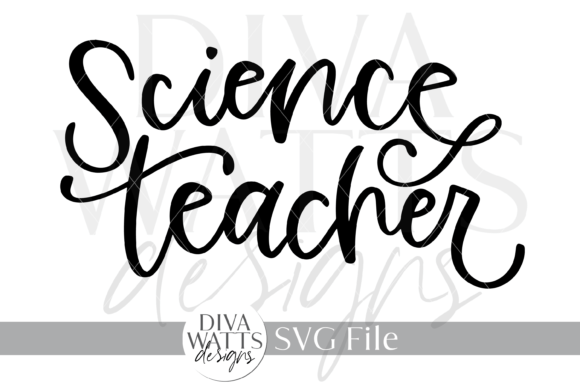 Science Teacher SVG Graphics for Crafts and Content