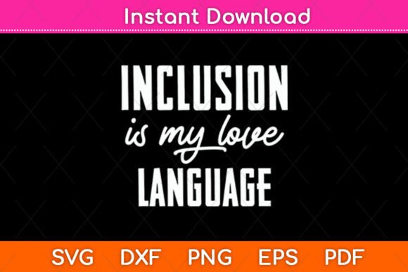 Sped Teacher Inclusion is My Love Graphics for Crafts